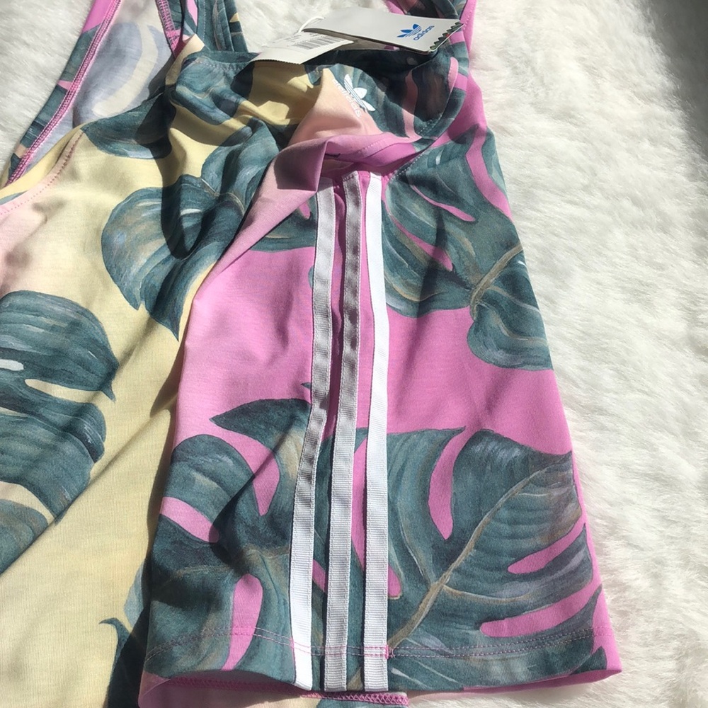 NWT Adidas Farm tank tropical palm tree - Picture 6 of 7